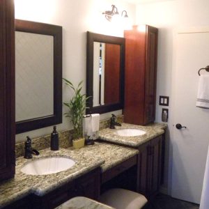 1950s hall bath remodeling Houston featured
