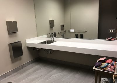 Chase commercial bathroom remodel Houston after 7