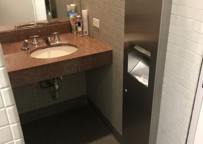 Chase commercial bathroom remodel Houston before 3