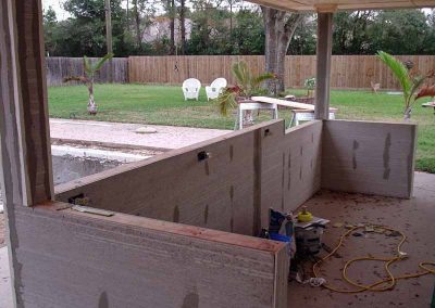 Pool side cabana addition Houston 4