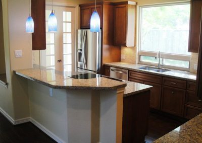 Quartz counter top kitchen remodel Houston 14