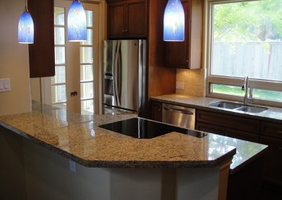 Quartz counter top kitchen remodel Houston 18