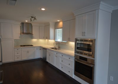 White shaker style kitchen remodeling Houston 1