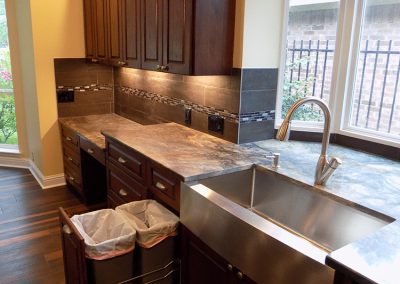 Wood tone kitchen remodeling Houston 12