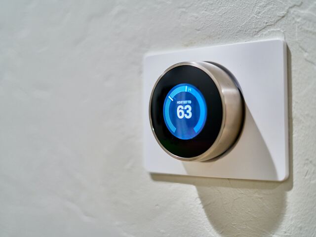smart home device on the wall